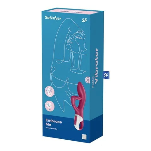 Satisfyer Embrace Me Rabbit Vibrator - Berry