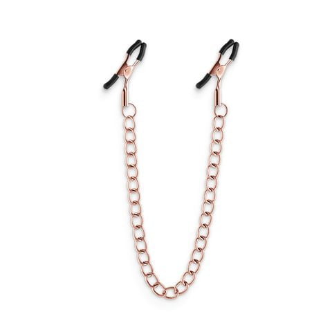 NS Novelties D2 Bound Nipple Clamps - Rose Gold