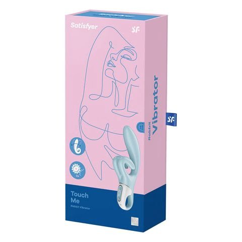 Satisfyer Touch Me Rabbit Vibrator - Blue