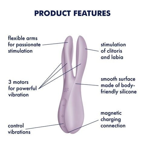 Satisfyer Threesome 2 Vibrator Violet