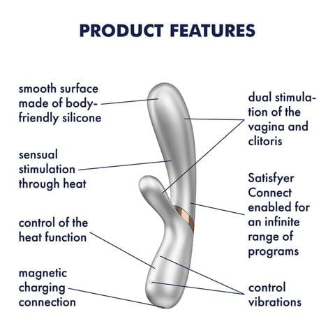 Satisfyer Hot Lover Rabbit Vibrator with App Control