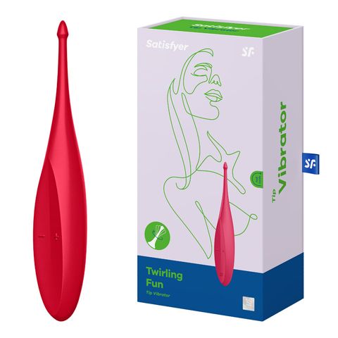 Satisfyer Twirling Fun Tip Vibrator Red