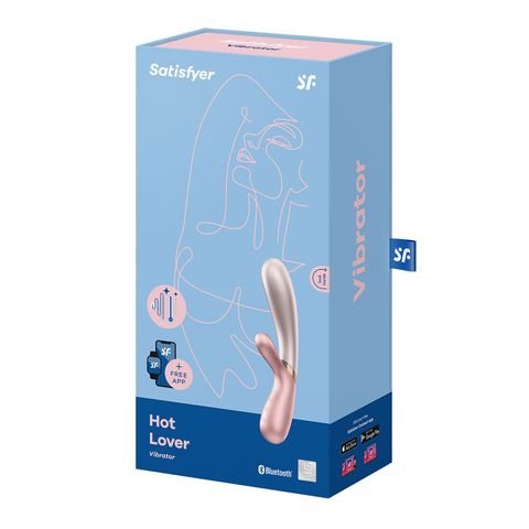 Satisfyer Hot Lover Rabbit Vibrator with App Control - Pink