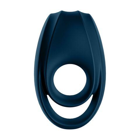 Satisfyer Incredible Duo Rechargeable Cock Ring - Dark Blue
