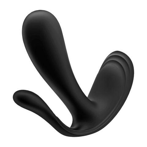 Satisfyer Top Secret + Wearable Vibrator with Anal Stimulation & App Control - Black