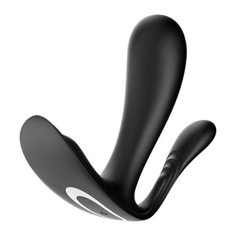 Satisfyer Top Secret + Wearable Vibrator with Anal Stimulation & App Control - Black