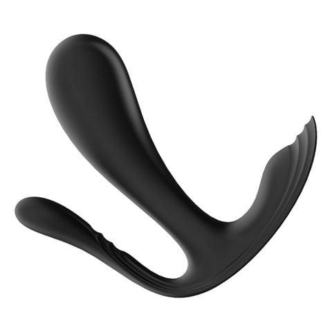 Satisfyer Top Secret + Wearable Vibrator with Anal Stimulation & App Control - Black