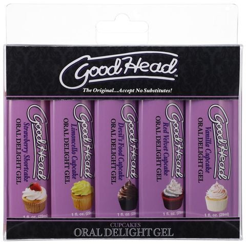 GoodHead Oral Delight Gel 5pk - Cupcakes