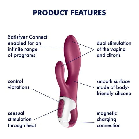 Satisfyer Heated Affair Warming Rabbit Vibrator