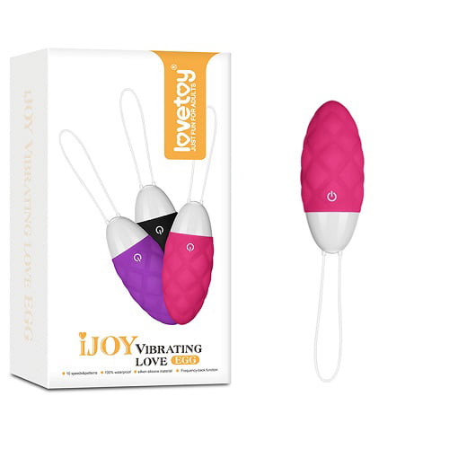 Lovetoy IJOY Vibrating Love Egg Vibrator - Pink