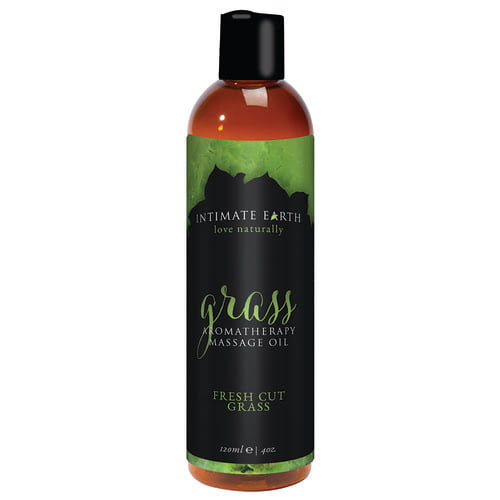 Intimate Earth Grass Aromatherapy Massage Oil 120ml-10349