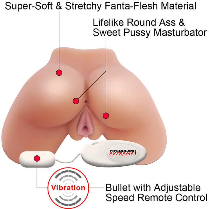 Pipedream Extreme Toyz Vibrating Ass Masturbator