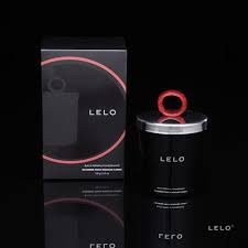 Lelo Flickering Touch Massage Candle - Black Pear & Pomegranate