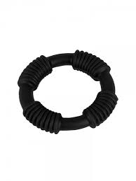 Vibe Therapy PlayCandi Cotton Pop Cock Ring - Black