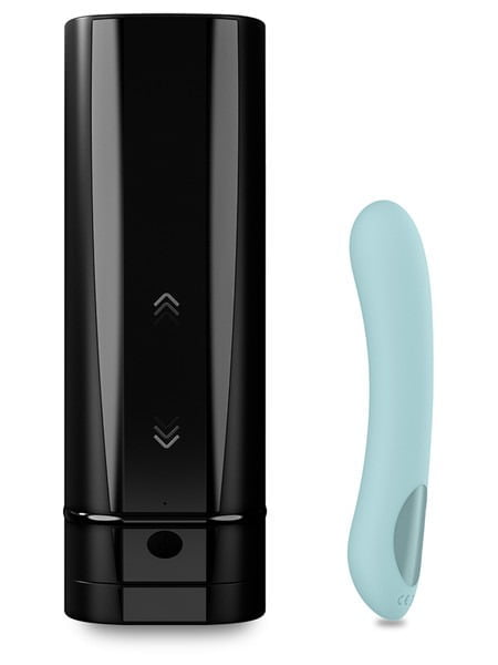 Kiiroo Onyx+ and Pearl 2 Interactive Couple Set Turquoise