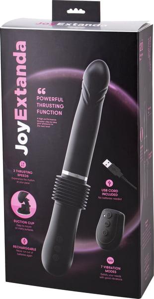 Seven Creations Joy Extanda Rechargeable Remote Controlled Thrusting Vibrator with Suction Cup