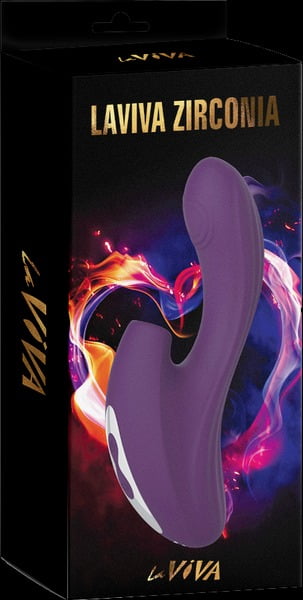 La ViVA Zirconia Sucking & G-Spot Vibrator (Purple)