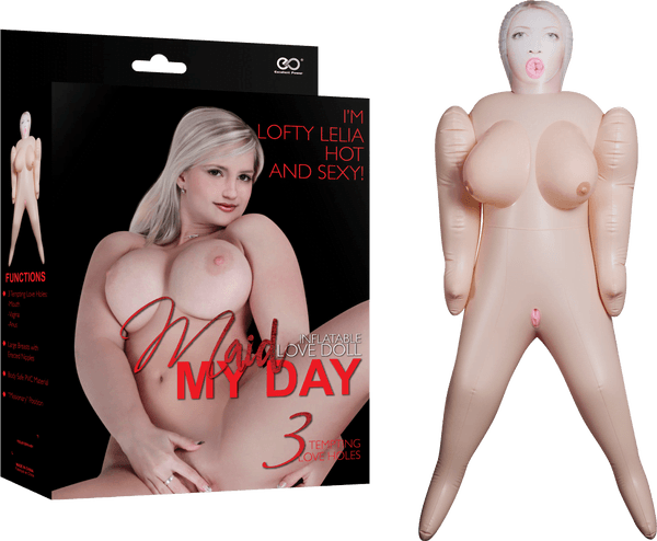 NMC Maid My Day Inflatable Plus Size Love Doll - Lofty Lelia