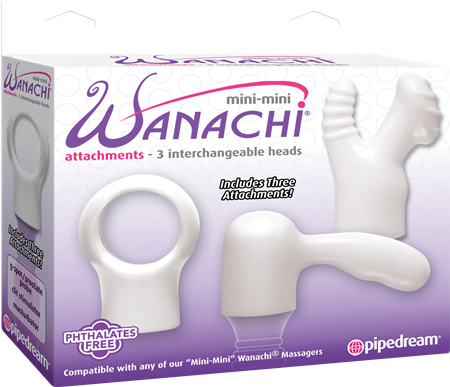 Pipedream Wanachi Mini Mini 3pk Attachments