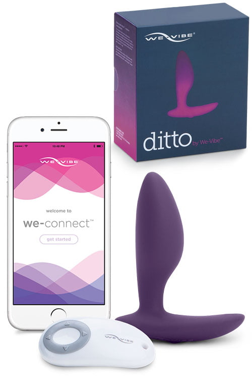 We-Vibe Ditto Butt Plug with App - Purple