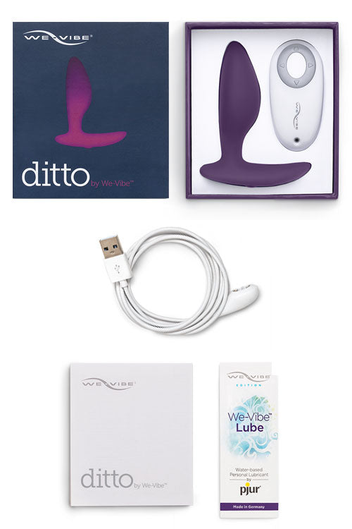 We-Vibe Ditto Butt Plug with App - Purple