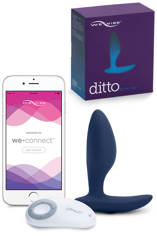 We-Vibe Ditto Rechargeable Vibrating Anal Plug  Remote add App Controlled