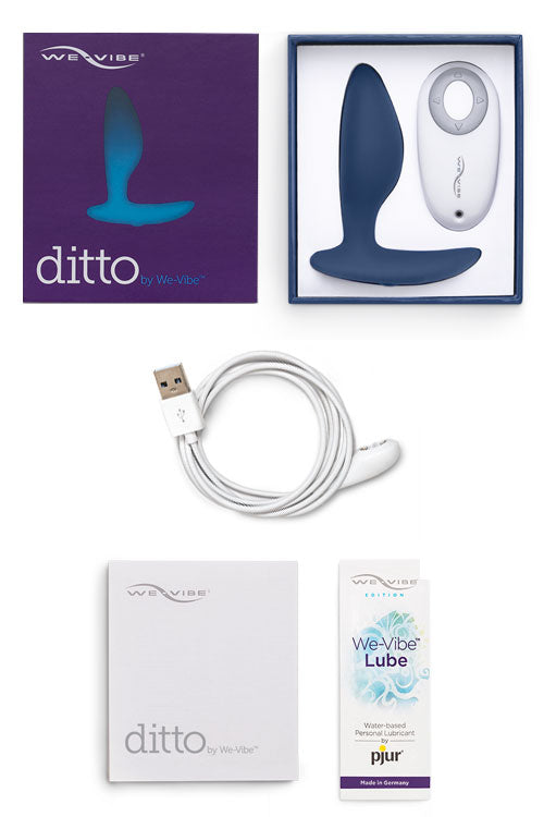 We-Vibe Ditto Rechargeable Vibrating Anal Plug  Remote add App Controlled