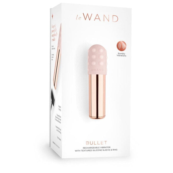 Le Wand Chrome Bullet Vibrator Rose Gold