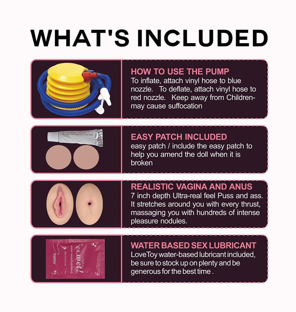 Lovetoy Horny Silicone Boobie Super Love Sex Dolls - Victoria