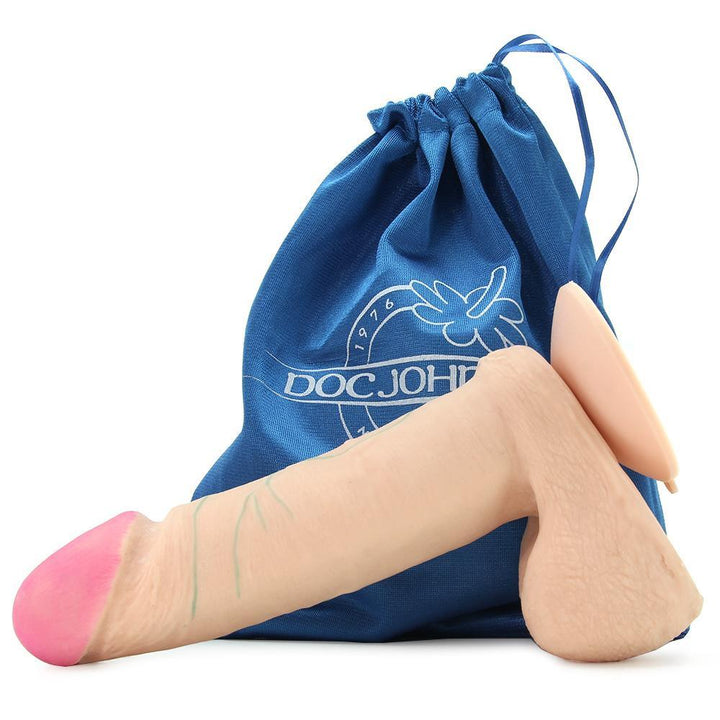 Doc Johnson The Realistic UR3 Cock 6" with Balls & Removable Suction Cup