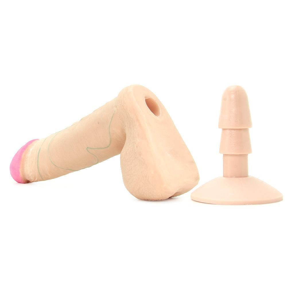 Doc Johnson The Realistic UR3 Cock 6" with Balls & Removable Suction Cup