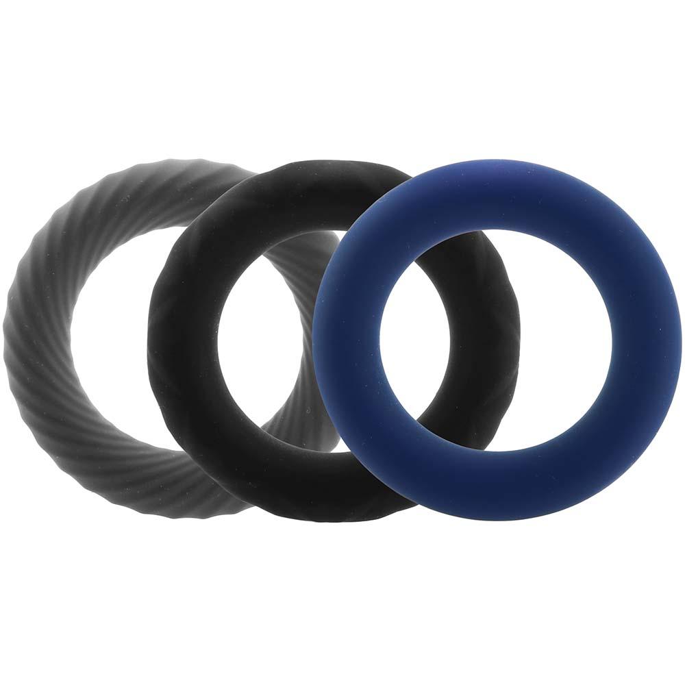 CalExotics Link Up Ultra Soft Extreme Cockring Set 3pk