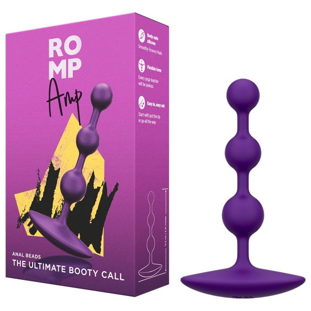 Romp Amp The Ultimate Booty Call Anal Beads - Purple