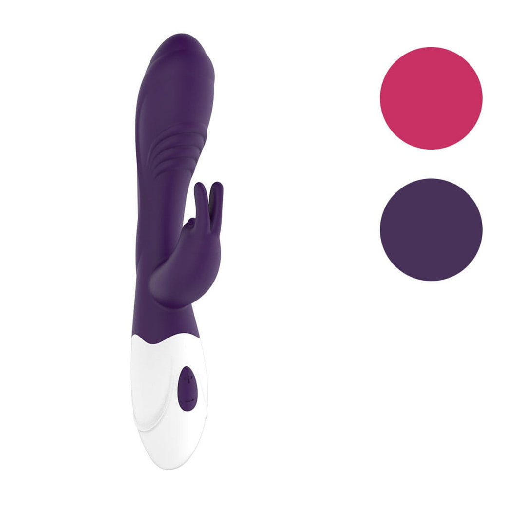 Velvetine Roma Rechargeable Rabbit Vibrator - Purple