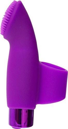 BMS Naughty Nubbies Rechargeable Finger Vibrator - Purple