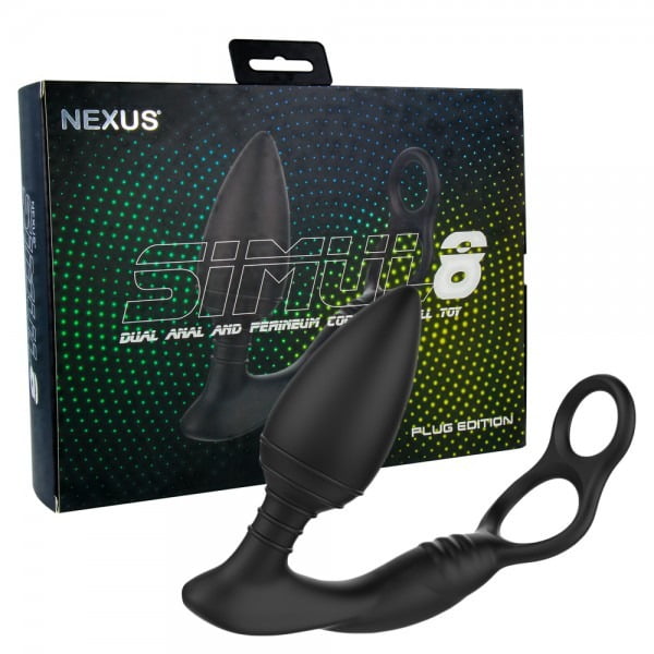 Nexus SIMUL 8 Plug Edition Vibrating Dual Anal And perineum cock and ball toy