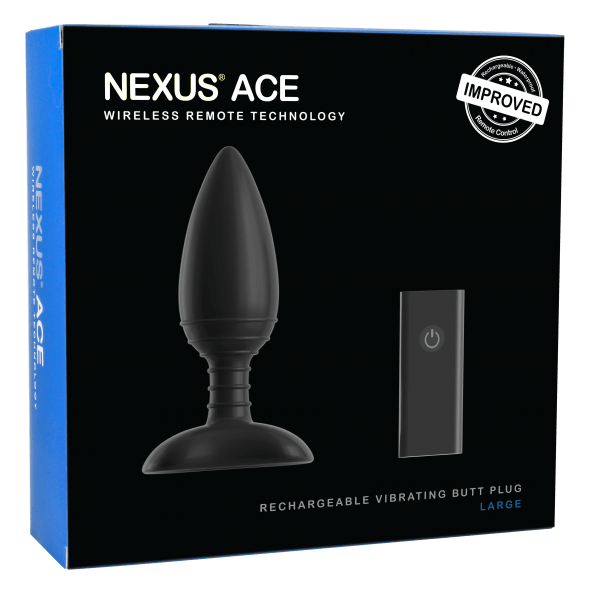 Nexus Ace Large Remote Control Vibrating Butt Plug