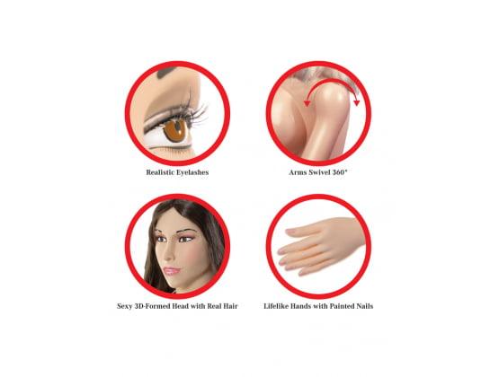 Kneeling Nikki Doggy-Style Love Doll-11323