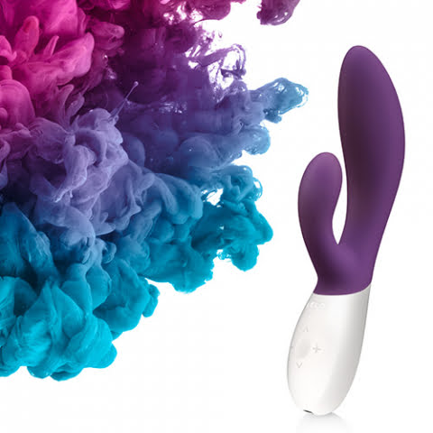 Lelo INA Wave Deluxe Rabbit Vibrator Plum