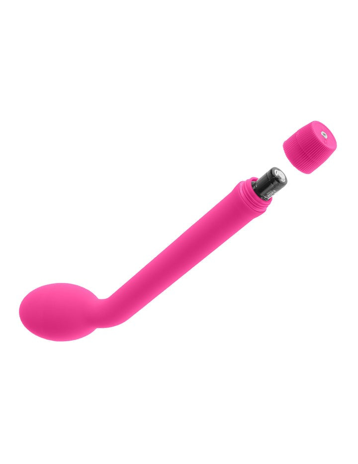 Pipedream Neon Luv Slender G Vibrator - Pink