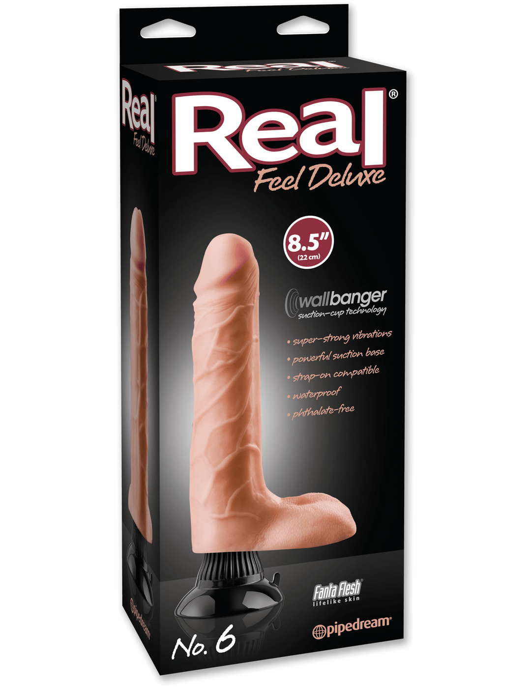 Pipedream Real Feel Deluxe No.6 - 8.5"Dildo Vibrator