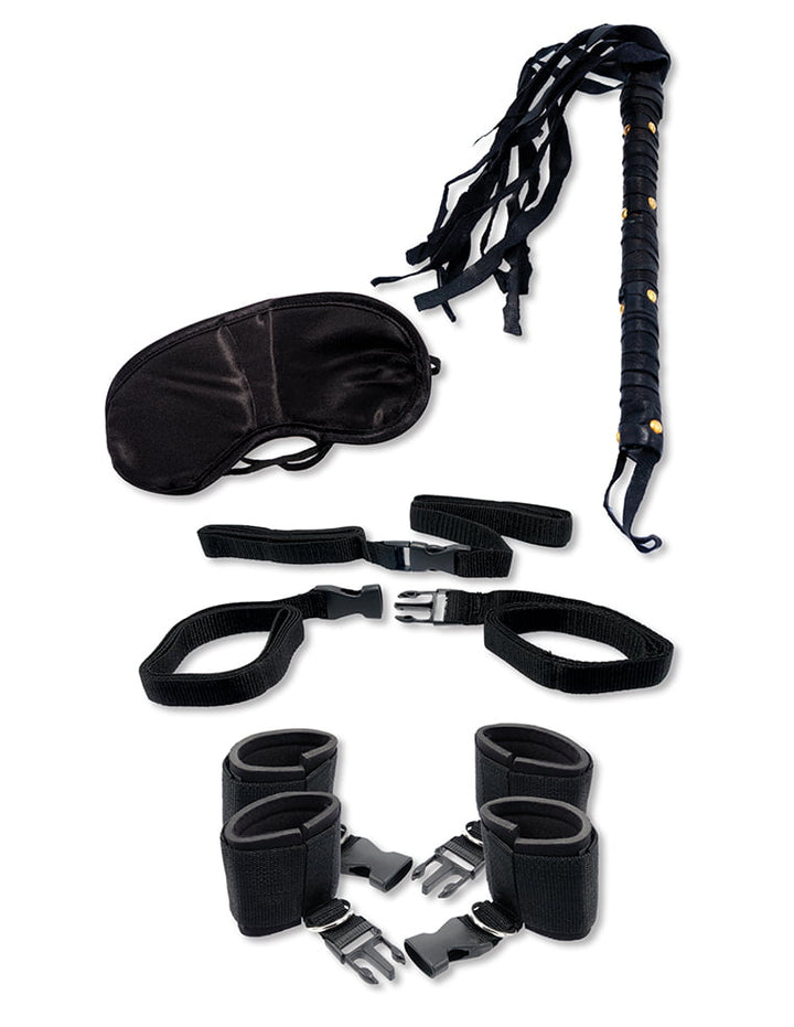 Pipedream Fetish Fantasy Series Bedroom Bondage Kit - Black