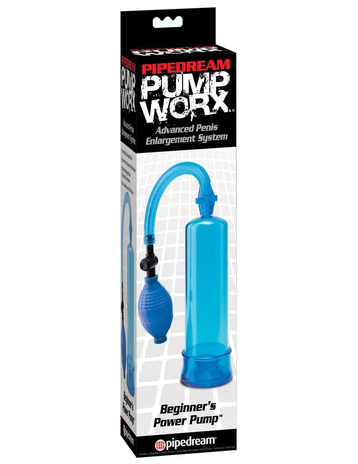 Pump Worx Beginners Power penis Pump Blue