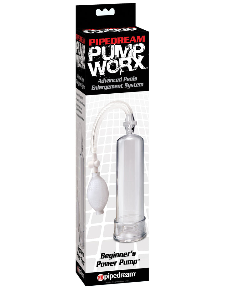 Pump Worx Beginners Power Cock  Penis Pump - Clear