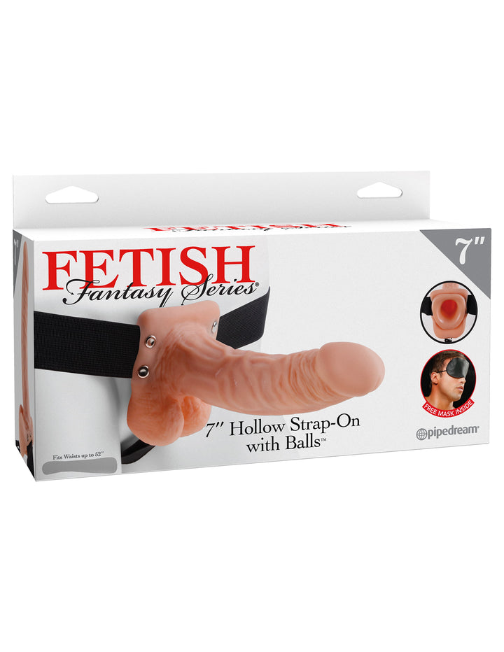 Fetish Fantasy Series 7" Hollow Strap-On with Balls