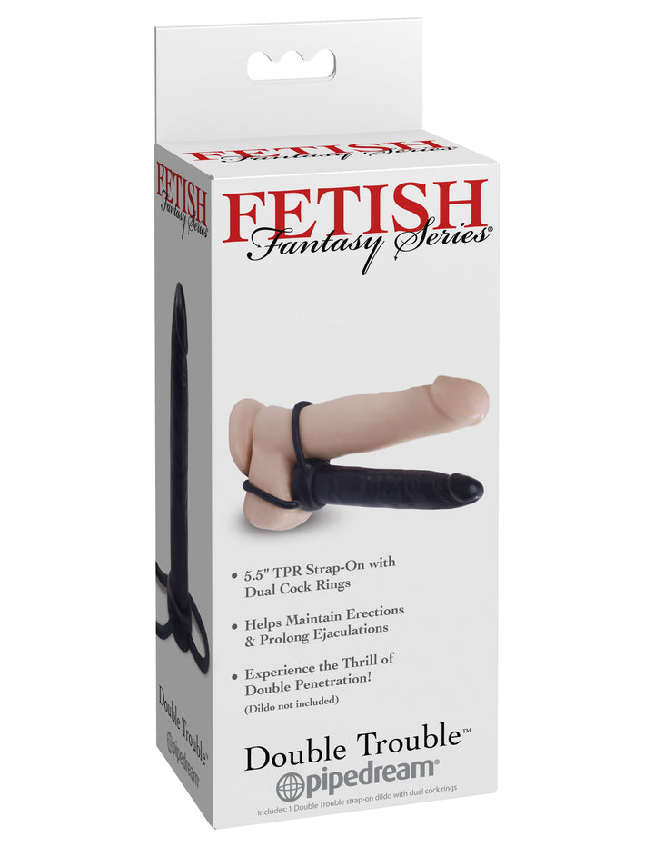 Fetish Fantasy Series Double Trouble Anal Dong & Cock Ring