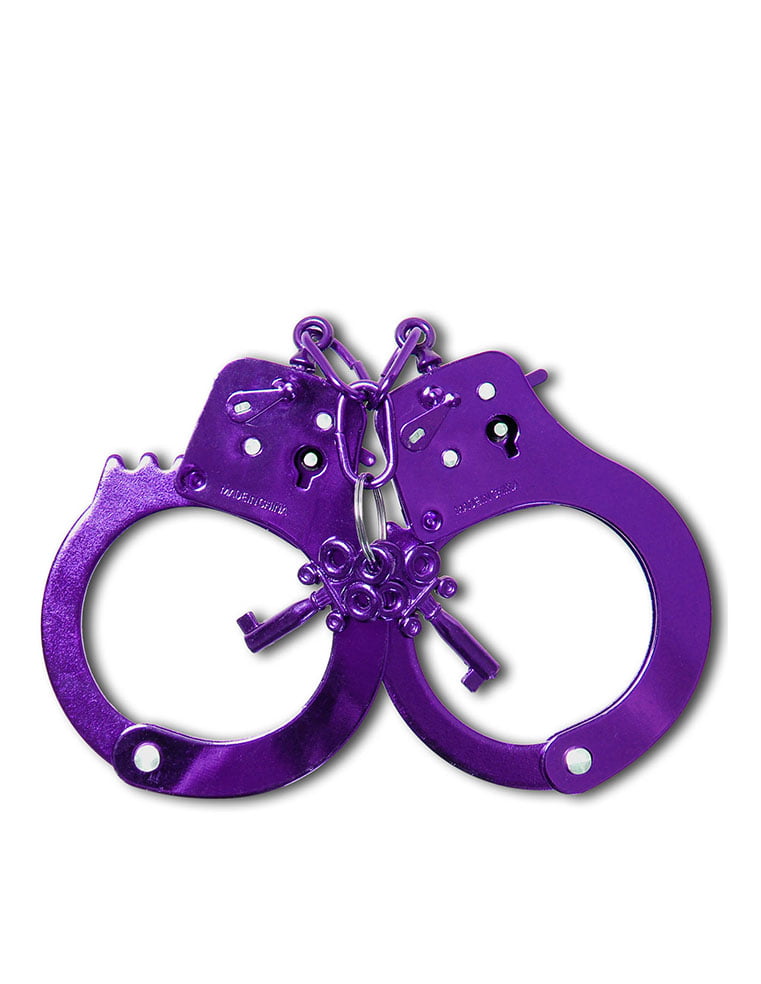 Pipedream Fetish Fantasy Series Anodized Cuffs - Purple