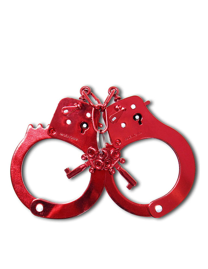 Pipedream Fetish Fantasy Series Anodized Cuffs - Red