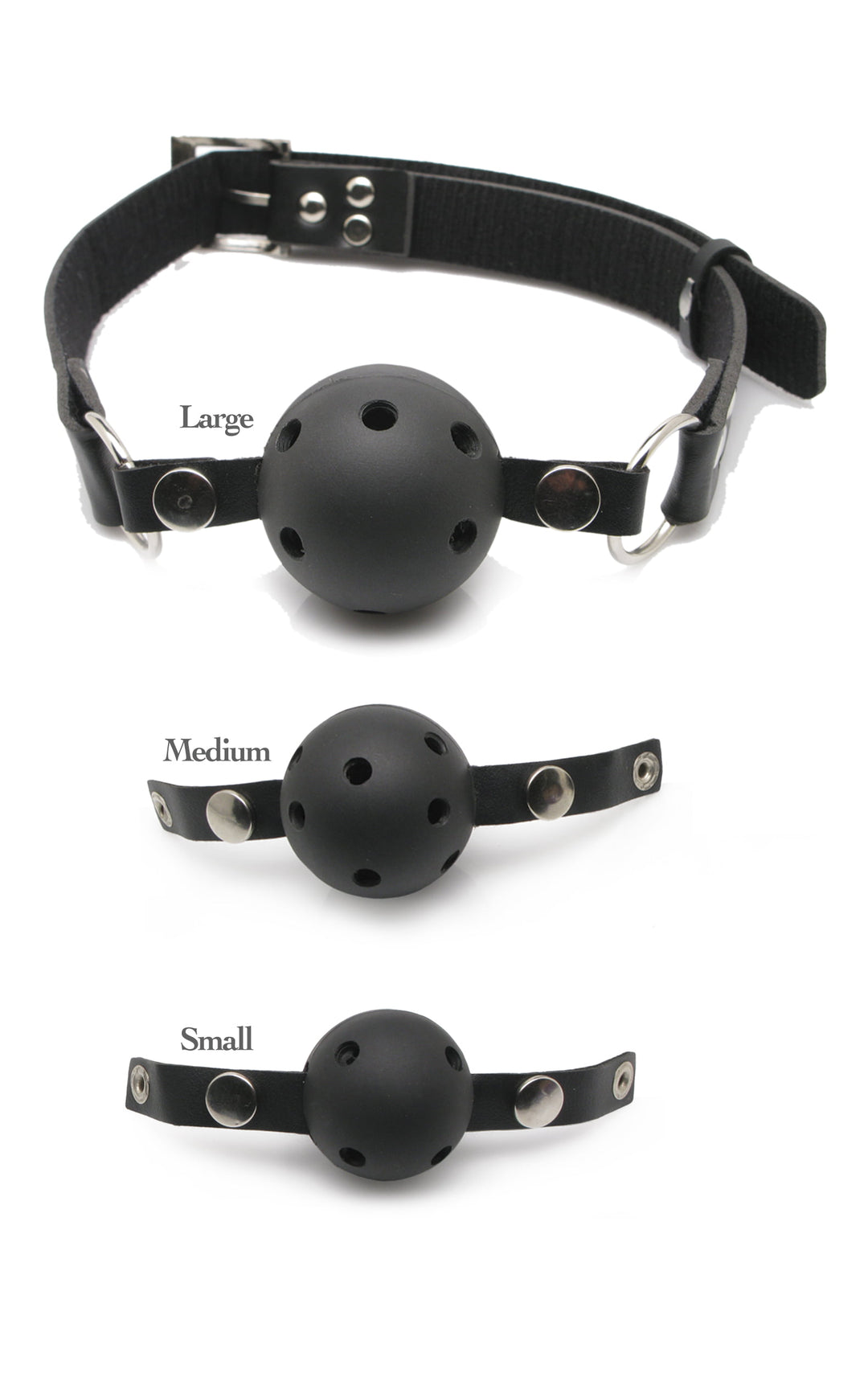 Pipedream Fetish Fantasy Series Ball Gag Training System - Black