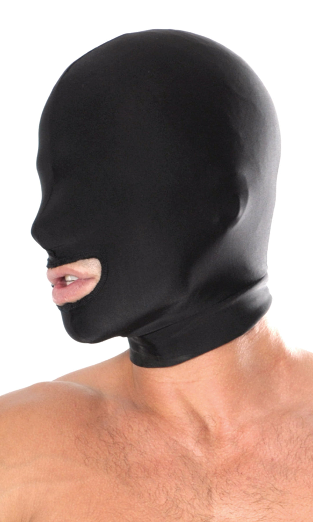 Pipedream Fetish Fantasy Series Spandex Open Mouth Hood - Black